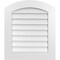 Ekena Millwork Arch Top Surface Mount PVC Gable Vent: Functional, w/ 3-1/2"W x 1"P Standard Frame, 24"W x 28"H GVPAR24X2801SF - alternate 1